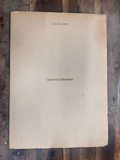 Calligaro, Renato - 1 Portefeuille - Casanova / Henriette - 1979 | Catawiki