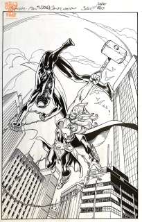 Mark Bagley Dexter Vines - amazing spider-man #1 cover (marvel, 2016) bagley classic variant