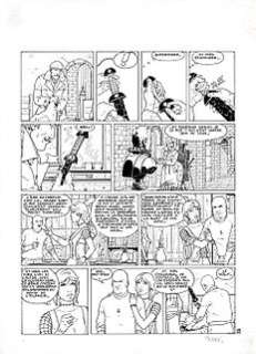 Ferry - 1 Original page - Ian Kaledine 6 - Het gloeiende mes - 1987 | Catawiki