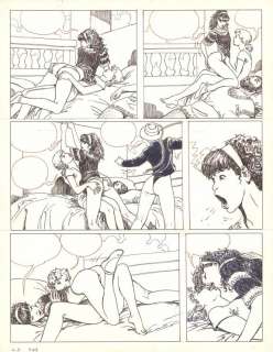 Milo Manara - Planche originale n°63 - Gulliveriana
