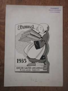 PINCHON Joseph Porphyre Bécassine Illustration pour la couverture… | misc / divers