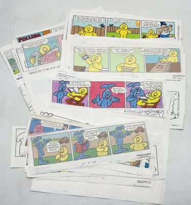 Lot 80 - A large collection of original Henrys Cat artwork comic strips… | misc / divers