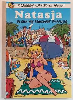 Natasja 15 - De riem van professor Dyffuus - HC 10/25 ex. - 1 Signed comic - Édition limitée et numérotée - 1992 | Catawiki