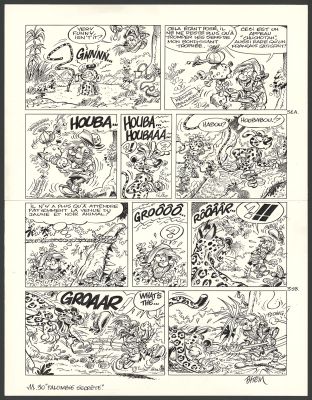 Batem | Le Marsupilami - Palombie secrète (T.30) - Planche originale n°31 | Daniel Maghen