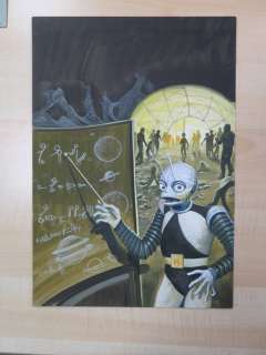 D’angelico, Pino | Original drawing  - "Visitate l’universo"  - Terror blu 8  - (70s/80s) | Catawiki