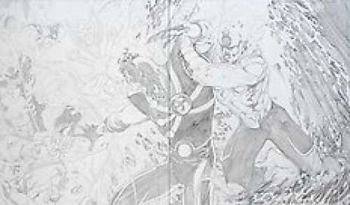 Yildiray Çinar (pencil) - 1 Double Page Splash (DPS) - The fury of Firestorm: The Nuclear Men #12 - 2011 | Catawiki