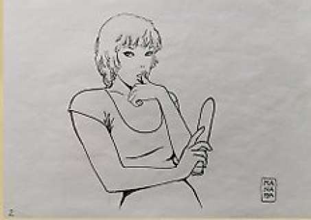 Milo Manara - Web Girls Le Piege (3 ragazze nella rete) Wendi Published Pinup #2 | Catawiki