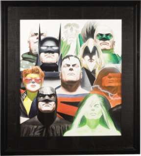 Alex Ross Kingdom Come Wraparound T-Shirt Painted Diptych Original Art (DC, 1996). This image is considered -