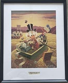 Carl Barks - Only a Poor Old Man - beautiful print with original signature insert | Catawiki
