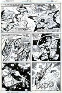 Sal Buscema and Bill Black What If? #12 Hulk page 42 Original Art (Marvel, 1978). Sal Buscema explores what -