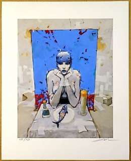 Bilal, Enki - 1 Estampe pigmentaire - Bleu Sang - 2022 | Catawiki