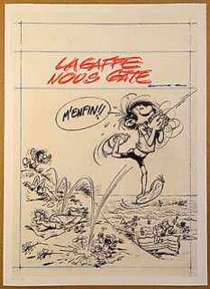 Franquin, André - 1 Estampe pigmentaire - Gaston - Collection Franquin Les Couvertures - Lagaffe nous gâte - 2023 | Catawiki