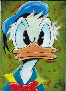 Millet - 1 Acrylic - Donald Duck - coriendo enfadado - 2024 | Catawiki