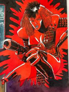 Ezquerra, Carlos - 1 Original colour page - Durham Red - Island of the Damned - Search & Destroy Agency - 1992 | Catawiki