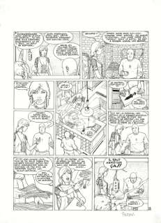 Ferry - 1 Original page - Ian Kalédine T6 - Le Couteau de braise - 1987 | Catawiki