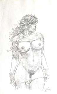 Paolo Eleuteri Serpieri - 1 Original preliminary drawing - Druuna | Catawiki