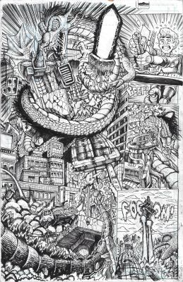 Jake Smith | Godzilla: War For Humanity - #4 Page 1 | Kinetic Collectibles