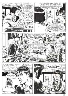 Bigliardo, Daniele - 4 Original page - Dylan Dog #316 - "Blacky" - 2012 | Catawiki