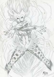 Fred Benes - Enchantress Pencil Art - Signed