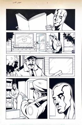 Mike Norton | Mike Norton -  The Silver Surfer- Issue # 1- Page #3 | Panel Punk Comics Originals