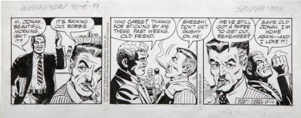 Lieber, Larry - 1 Original page - Amazing Spider-Man - Daily strip 8-4-99 - 1999 | Catawiki