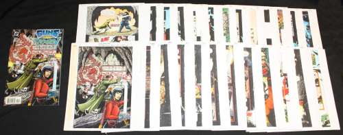 John Kalisz, Tim Truman | Guns of the Dragon #4 Cover & Complete 24 Page Story of Color Guide Art - 1999 | Anthony’s Comic Book Art