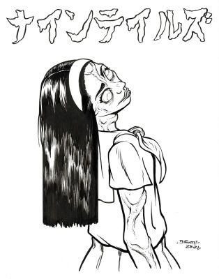 Davey Deforne | Davey DeForne - Nine Tales 2 Cover | Panel Punk Comics Originals