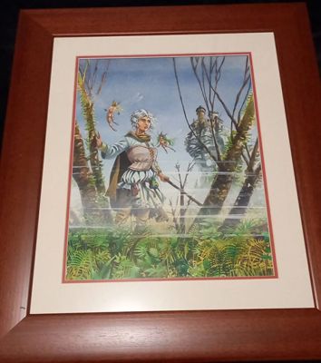 Lot 1 - Jean Marie MICHAUD Couverture en couleur directe encadrée La dernière… | misc / divers