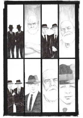 John J. Pearson | Department of Truth - #14 Page 9 OA + Print | Kinetic Collectibles