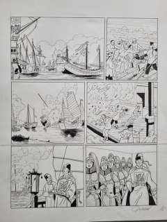 Renaud - 1 Original page - Harry Dickson T13 - L’Or de Malacca - 2018 | Catawiki