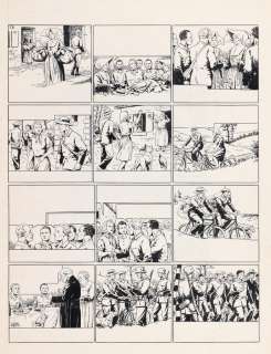 Le Rallic | Bernard Chamblet, planche n°28 Ã  l’encre de… | Millon