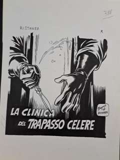 Magnus & Bunker - 1 Original cover - Kriminal - "La Clinica del Trapasso Celere" - 1972 | Catawiki