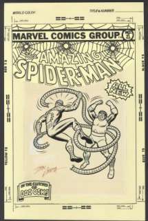 John Romita - AMAZING SPIDER-MAN BUBBLE FUNNIES #1 Cover | ComicConnect