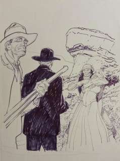 Boucq, François - 1 Original preliminary drawing - Bouncer - Projet de couverture - 2004 | Catawiki