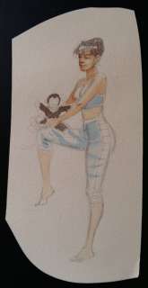 Gibrat, Jean-Pierre | original drawing  - preparatory work  - â€œMarée basseâ€ (Low tide) | Catawiki