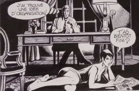 Pichard, Georges - 1 Original drawing - T’as bientôt fini ? | Catawiki