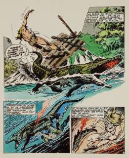 Cheret, André / Romero - 1 Bleu de coloriage original - Rahan | Catawiki