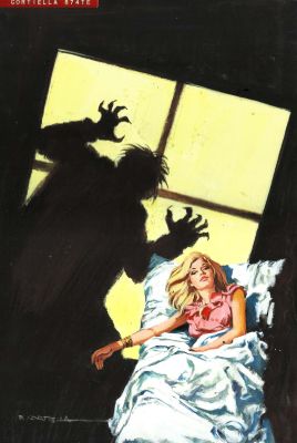 Rafael Cortiella | Original art cover: ¿Quiere usted casarse con el asesino? de Keith Luger – Cortiella | Origin Of Comics