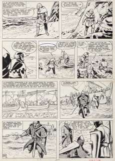 Sirius - Les Timour, planche n°6 Ã  l‘encre de Chine de…