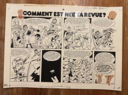 Geri - 1 Original page - Comment est née ta revue ? - 1977 | Catawiki