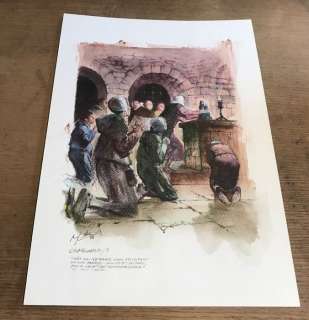 Follet, René - 1 Original colour drawing - Ommegang - 1998 | Catawiki