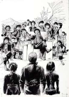 Franz - Lester Cockney, illustration Ã  l‘encre de Chine…