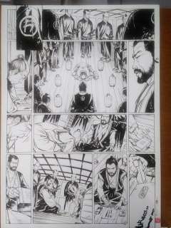 Genet, Frédéric | original plate (p.3)  - Samurai T.9  - Ogomo | Catawiki