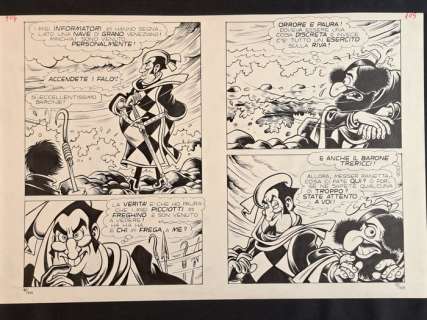 Magnus & Romanini - 1 Original page - La Compagnia della Forca - La Traversata Maledetta | Catawiki