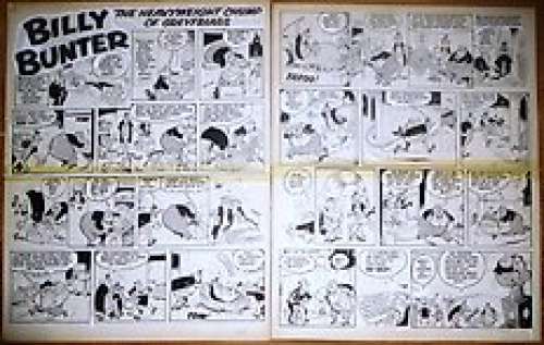 Parlett, Reg - 2 Original pages  - Billy Bunter  - Complete gag  - [ca. 1968]