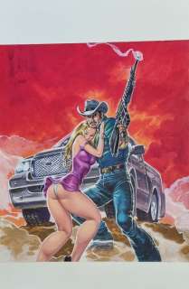 Oscar Bazaldua nava Original cover - Action Comics - Corridos Perrones n° 257 - 2008 | Catawiki