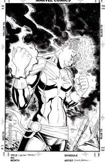 Scott James - Captain Marvel Cover (Image Sent To Marvel To Be Used Later For a Comic Cover!)