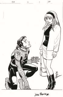 John Romita Jr., Scott Hanna - Amazing Spider-Man #904 Cover (Spider-Man Confronting....Gwen Stacy!)