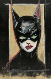 Kodo88 - Catwoman - Original Mixed Media Artwork - Hand Signed | Catawiki