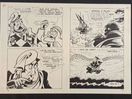 Magnus & Romanini - 1 Original page - La Compagnia della Forca - La Traversata Maledetta - 1978 | Catawiki